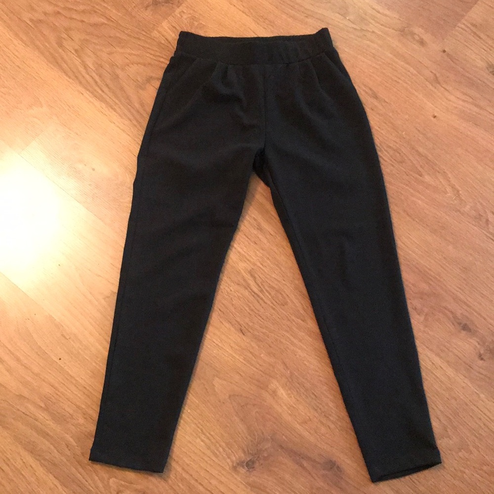 Stella Luce black poly casual pants Size S